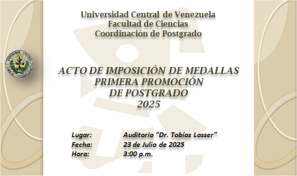 Invitación acto de imposición de medallas